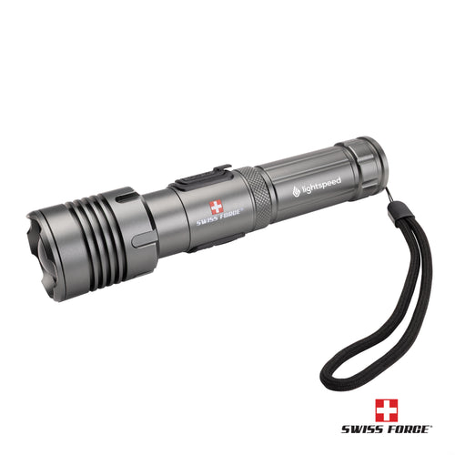 Swiss Force® Rimac Aluminum Rechargeable Flashlight