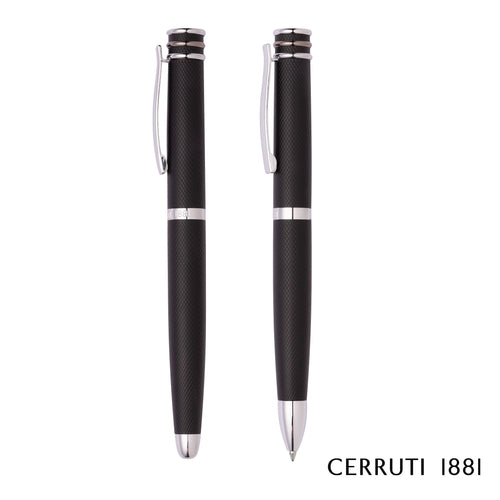 Cerruti 1881® Austin Diamond Ballpoint & Fountain Pen Set