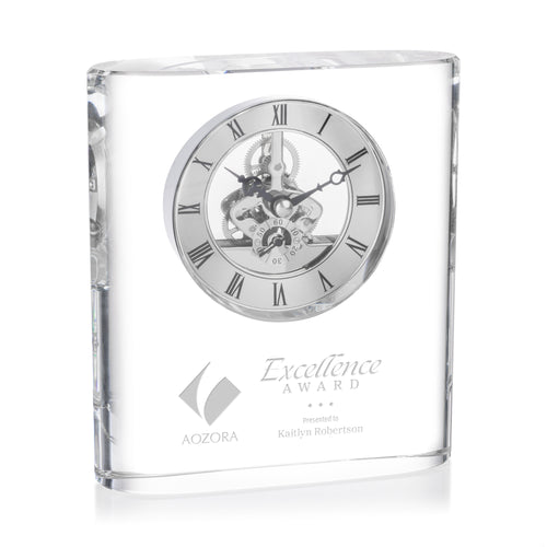 Adams Clock - Silver