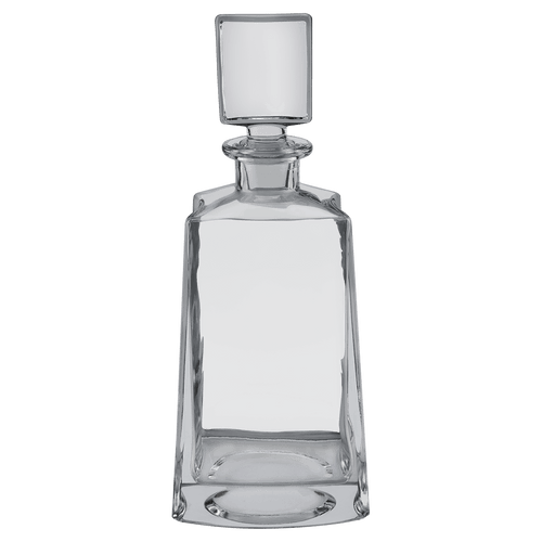 750mL 12" Tequila Decanter with Black Gift Box and Printed Paper Sleeve