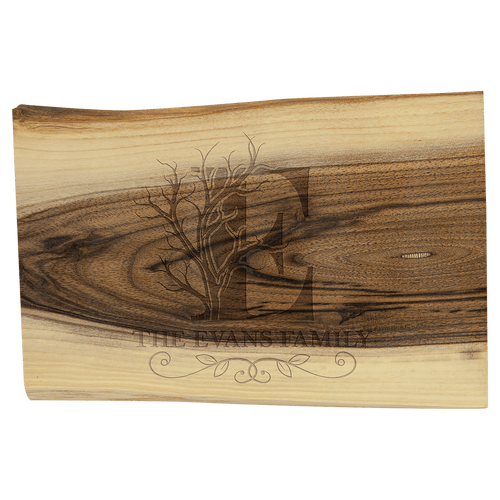 9" x 6" Black Walnut Bar Cutting Board
