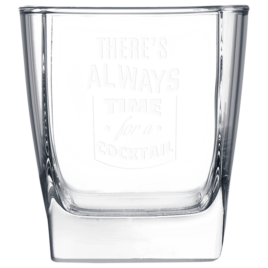 Polar Camel 10 1/2 oz. Square On The Rocks Glass