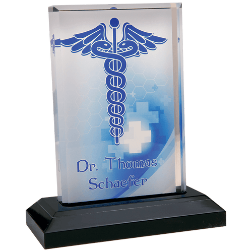 5" x 6" Sublimatable Rectangle Beveled Impress Acrylic