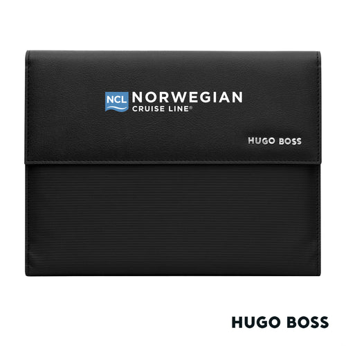 Hugo Boss® Pinstripe A5 Folder