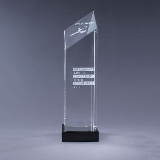 Encore Crystal Award — Black, Large