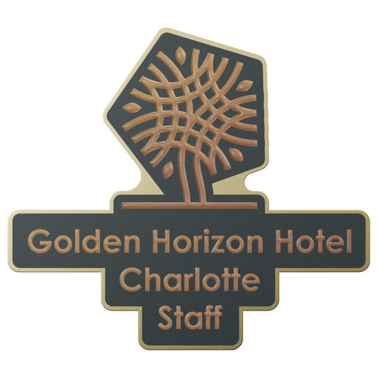 Express Texture Tone® Custom Shaped Name Badge (Various Sizes)