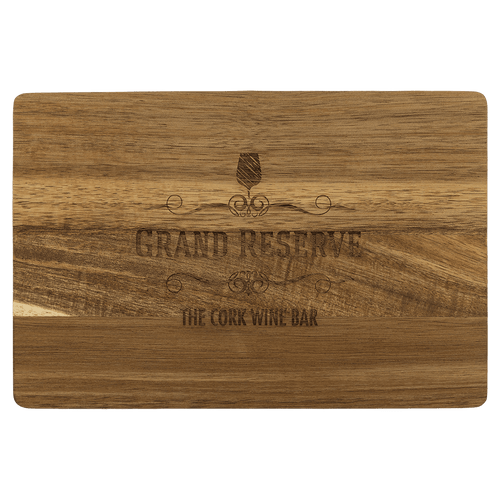 9" X 6" Acacia Cutting Board