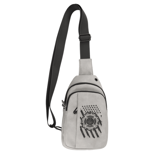 Explorer Bag - Laserable Leatherette, Creekside Collection, Light Gray