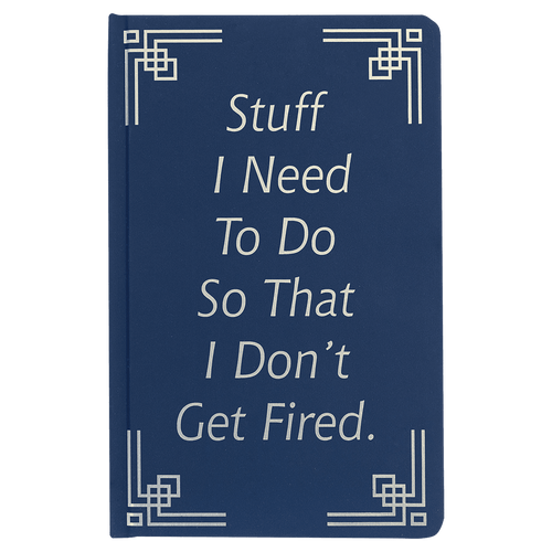 5 1/4" x 8 1/4" Blue Lazerburst Journal-Lasers to Silver