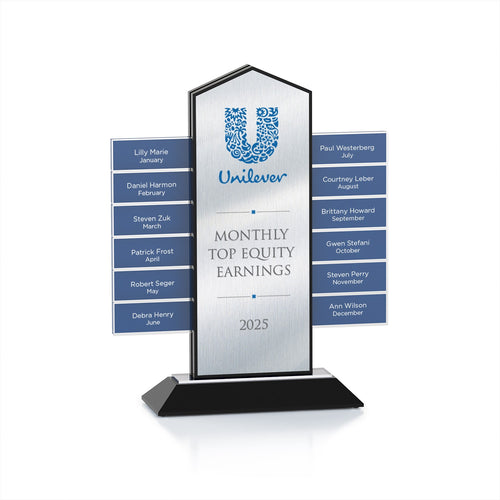 Peak Interlock Acrylic Perpetual Award