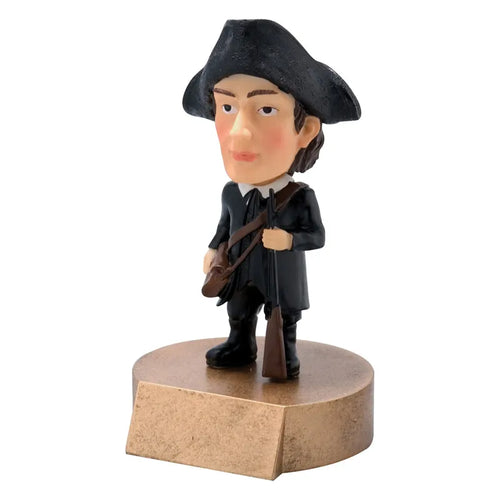 Mascot Bobble Head Patriot - 6"