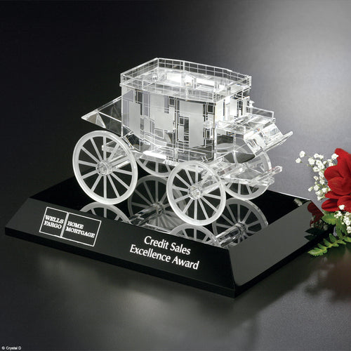 Stagecoach Award on Black Base 4-1/2"