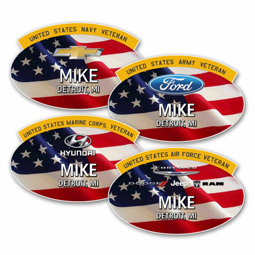 Patriotic Holidays Name Badges