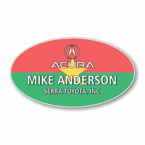 Flags of the World Name Badges