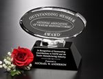 Picture of Awards In Motion® Mirrored Oval 6"
