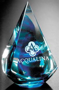 Picture of Quatro Pyramid - Blue 4"