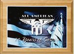 Picture of Alder Wood Plaque 9" x 12" with Sublimated Plate