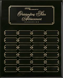 Picture of Black Piano Finish Perpetual Plaque 12" x 15"