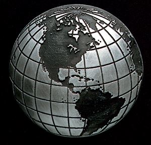 Picture of Globe Pewter Accent