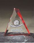 Picture of Screened Beveled Acrylic Triangle