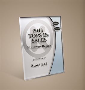 Picture of Small Multi-dimensional Lucite Plaque