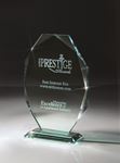 Picture of Jade Glass Oblong Octagon Award