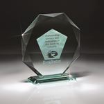 Picture of Jade Glass Octagon Award