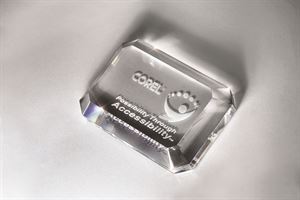 Picture of Optic Crystal Rectangular Paperweight