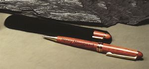 Picture of Wood Pen with Velvet Pouch