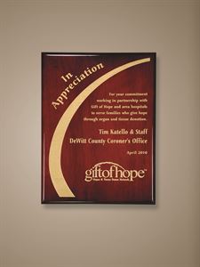 Picture of Large Piano Wood Plaque