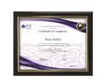 Picture of Slide-in Certificate Plaque-Gloss Black Finish