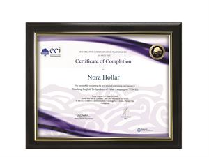 Picture of Slide-in Certificate Plaque-Gloss Black Finish