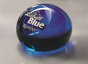 Picture of Indigo Dimensional Paperweight