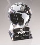 Picture of Optic Crystal Globe on Base - Small