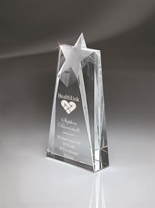 Picture of Optic Glass Tapered Star Tower