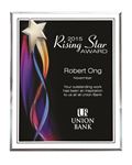 Picture of Streaming Star Lucite Plaque with Clear Border