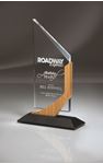 Picture of Bamboo/Lucite Vertical Peak Award