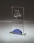 Picture of Optic Crystal Gemstone Award - Tall