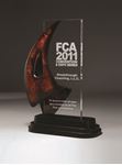 Picture of Jubilant Artistry Rectangle Lucite Award