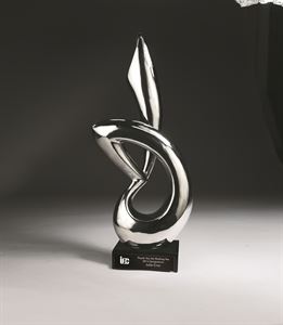 Picture of Chrome-Plated Ceramic Sculpture