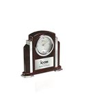 Picture of Rosewood Piano Wood and Aluminum Clock