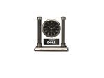 Picture of Black and Clear Square Promo Clock with Rope Pillars