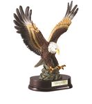 Picture of Full-Color Painted Resin Eagle in Flight