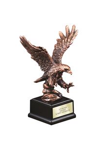 Picture of Bronze Antique Resin Eagle Landing