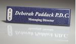 Picture of Corian Name Bar (Includes Silver Color-Fill)