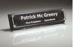 Picture of Corian Name Bar with Lucite Overlay