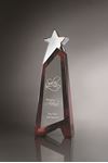 Picture of Silver Star on Rosewood Piano Wood Tower