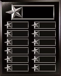 Picture of Vertical Star Border Easy Perpetual Plaque