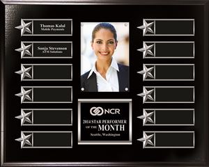 Picture of Horizontal Star Border Easy Perpetual Plaque Feature Package