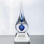 Picture of Neptune Teardrop Award - Blue